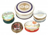 (5) Trinket boxes, c/o Crummle