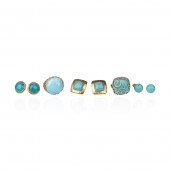 (5) Turquoise and Larimar Ring