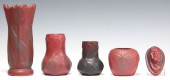 (5) VAN BRIGGLE MULBERRY-GLAZE