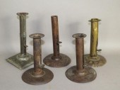 5 VARIOUS PUSH-UP CANDLESTICKS