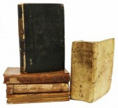 (5) VELLUM & LEATHER-BOUND BOO