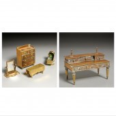 (5) VICTORIAN MINIATURE BRASS