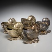 (5) VICTORIAN NAUTILUS SHELL S