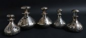 5 VICTORIAN/ART NOUVEAU SILVER