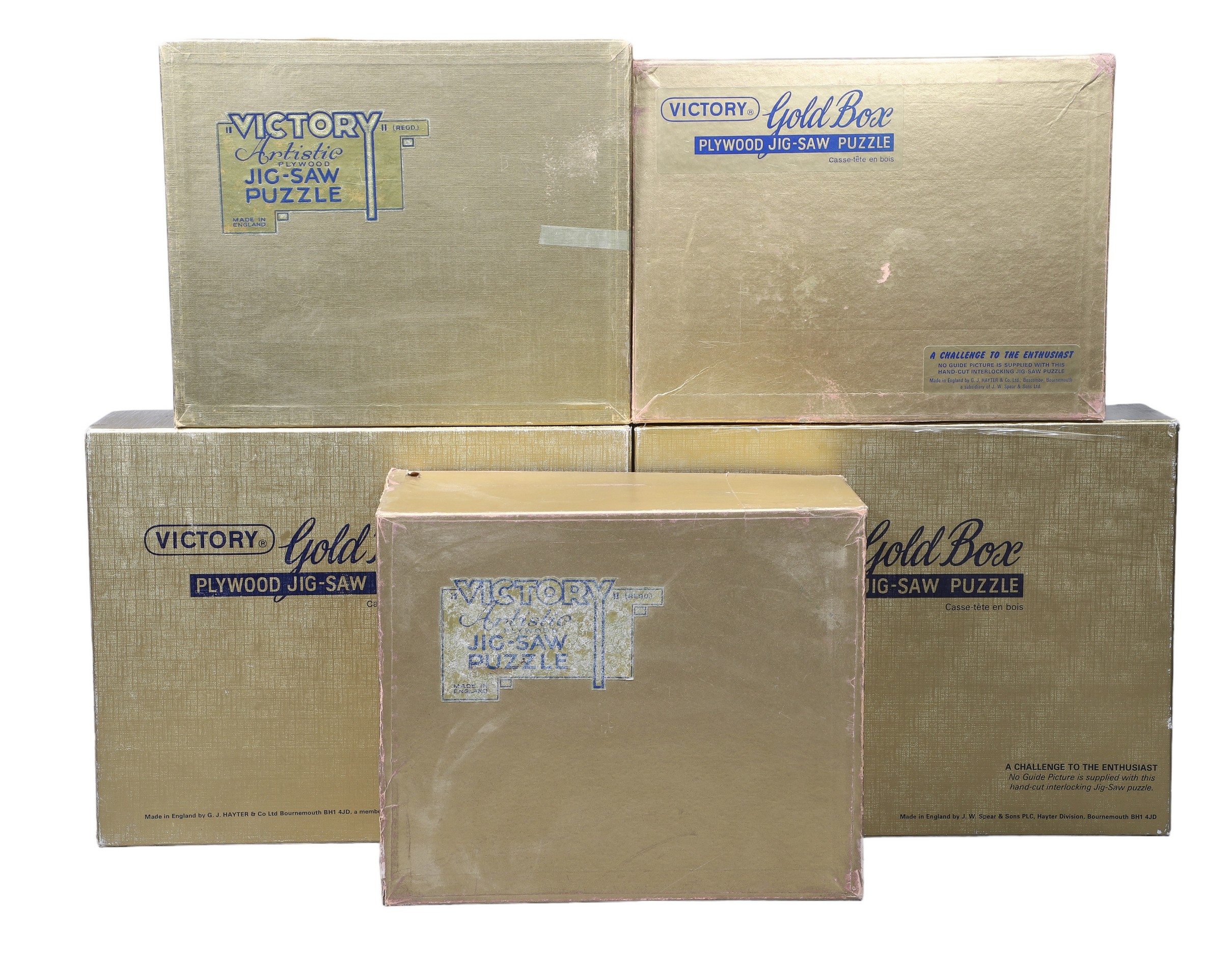 (5) Victory plywood jigsaw puzzles,