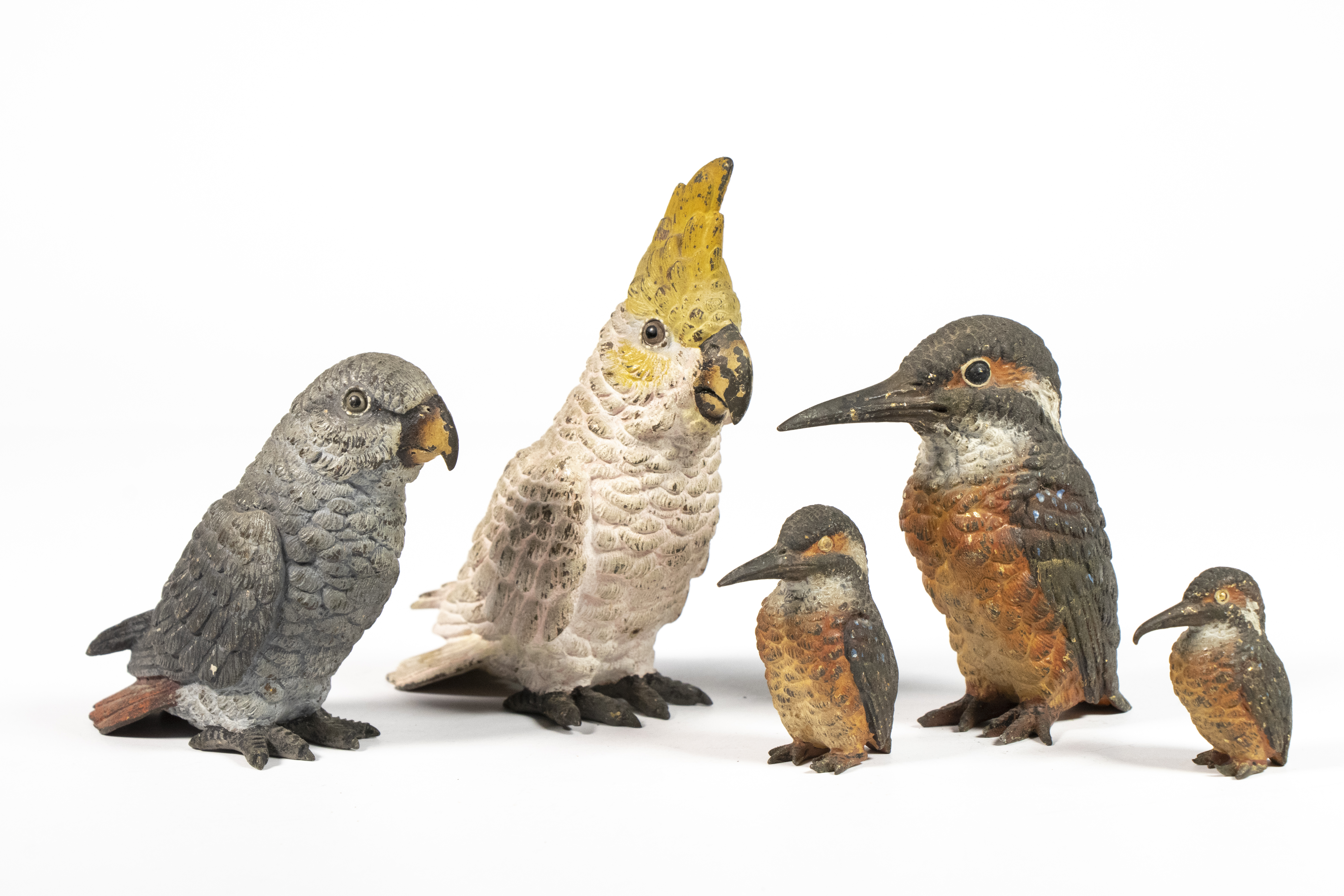 (5) VIENNA BRONZE BIRDS