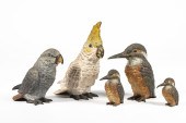 (5) VIENNA BRONZE BIRDS Collec