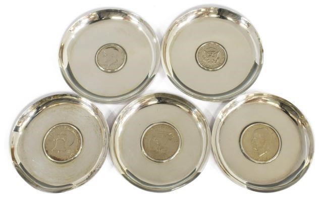 (5) VILLA MEXICO STERLING PLATES