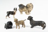 (5) VINTAGE DOG FORM STILL BAN