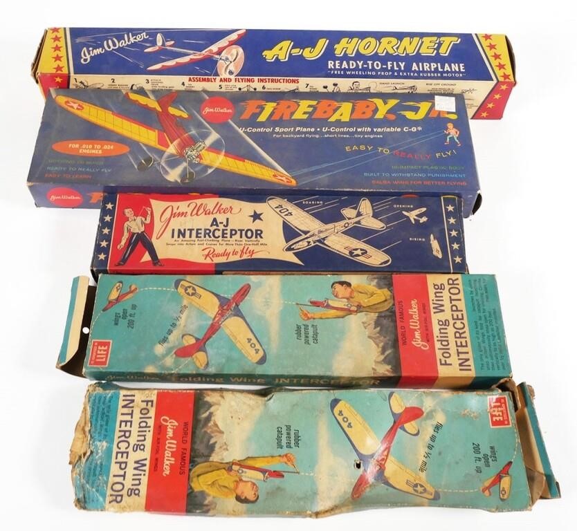 (5) VINTAGE JIM WALKER MODEL