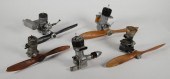 (5) VINTAGE MODEL AIRPLANE MOT