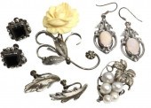 (5) VINTAGE STERLING JEWELRY B