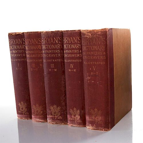 5 VOL. BRYAN DICTIONARY OF PAINTERS