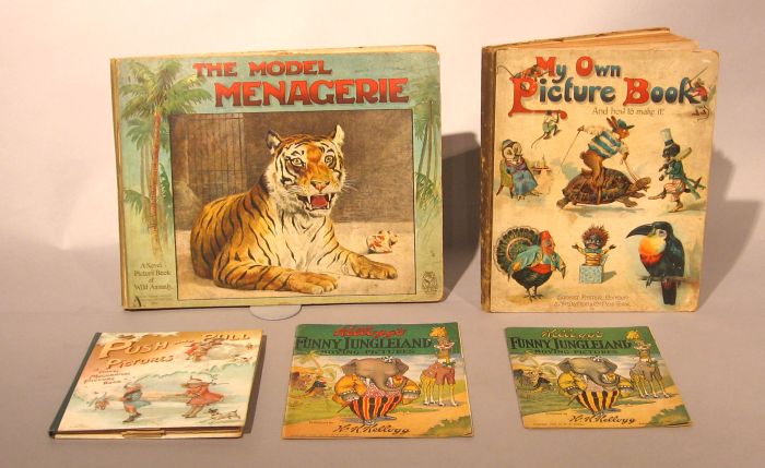 5 vols. (2 wrappers)  Children's