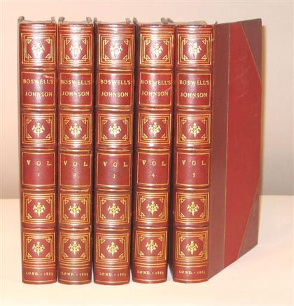 5 vols.   Boswell, James. The