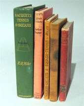 5 vols.  Court Tennis, Racquet