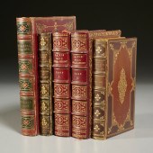 (5) VOLS. FINE BINDINGS INCL.