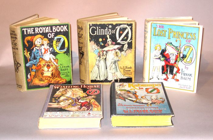 5 vols.  Oz Books: Baum, L.