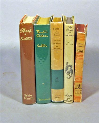 5 vols.  Salten, Felix: Bambi: A