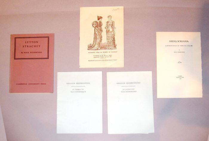 5 vols. (wrappers)  Beerbohm, Max -