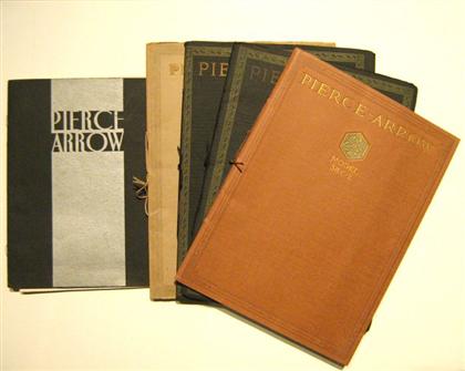 5 vols. (wrappers)  Pierce-Arrow