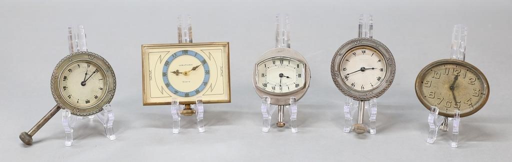 5 WALTHAM AUTOMOBILE CLOCKS5