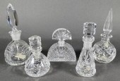 (5) WATERFORD CRYSTAL PERFUME