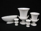 5 Wedgwood Pottery Whiteware u