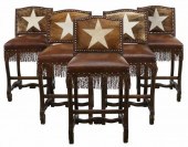(5) WESTERN STYLE COWHIDE & LE