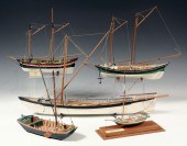 (5) WINTHROP PRATT BOAT MODELS