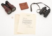 5 WWI ITEMS INCL. BINOCULARS A