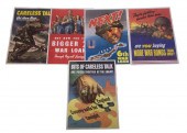 (5) WWII WAR BOND POSTERS, UNF
