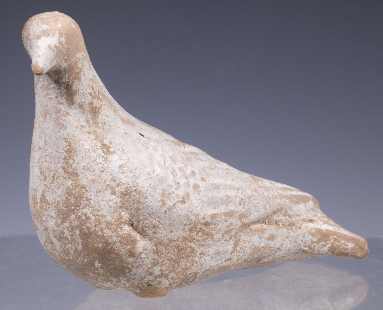 5" X 8" RARE TERRACOTTA FIGURE OF A