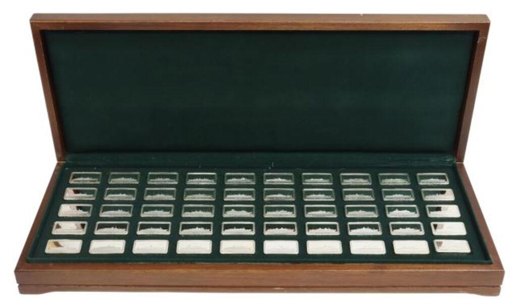(50) FRANKLIN MINT SHIP INGOTS