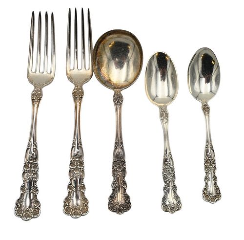 50 PIECE GORHAM STERLING SILVER