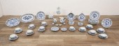 50 PIECES BLUE ONION PATTERN P