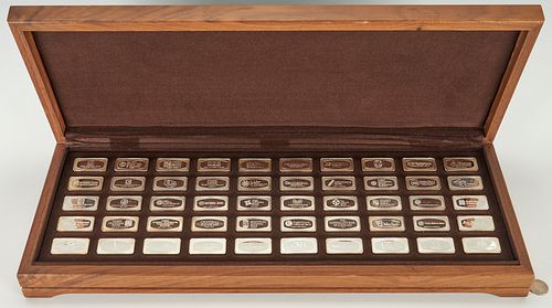 50 SILVER INGOTS, THE FRANKLIN
