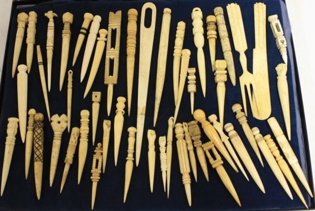 50 WHALE BONE FIDS AND RELATED