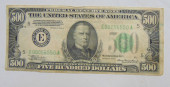 $500 DOLLAR BILL, SERIES OF 19