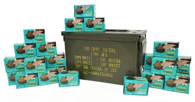 500 ROUNDS, 7.62 X 39 BROWN BEAR
