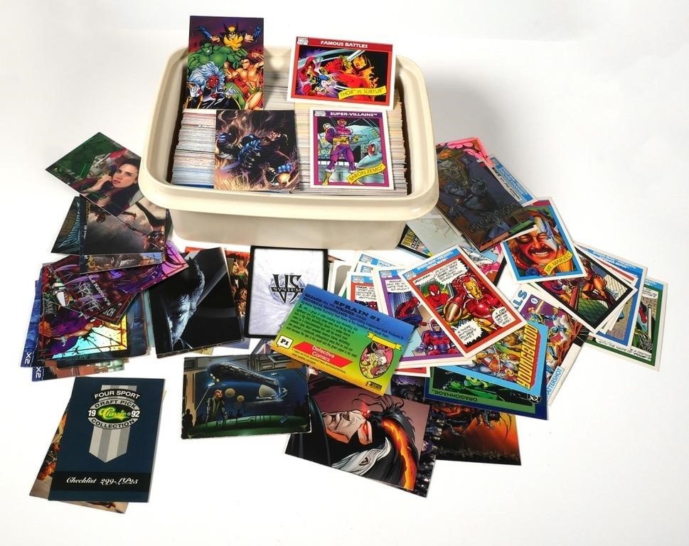 (500) VINTAGE SUPERHERO CARDS