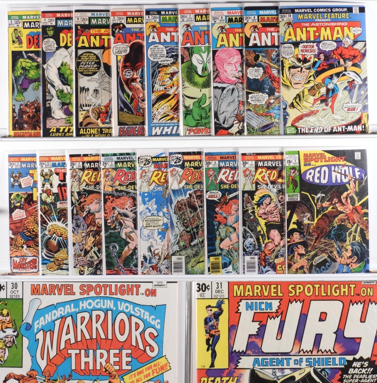 50PC MARVEL COMICS MARVEL FEATURE