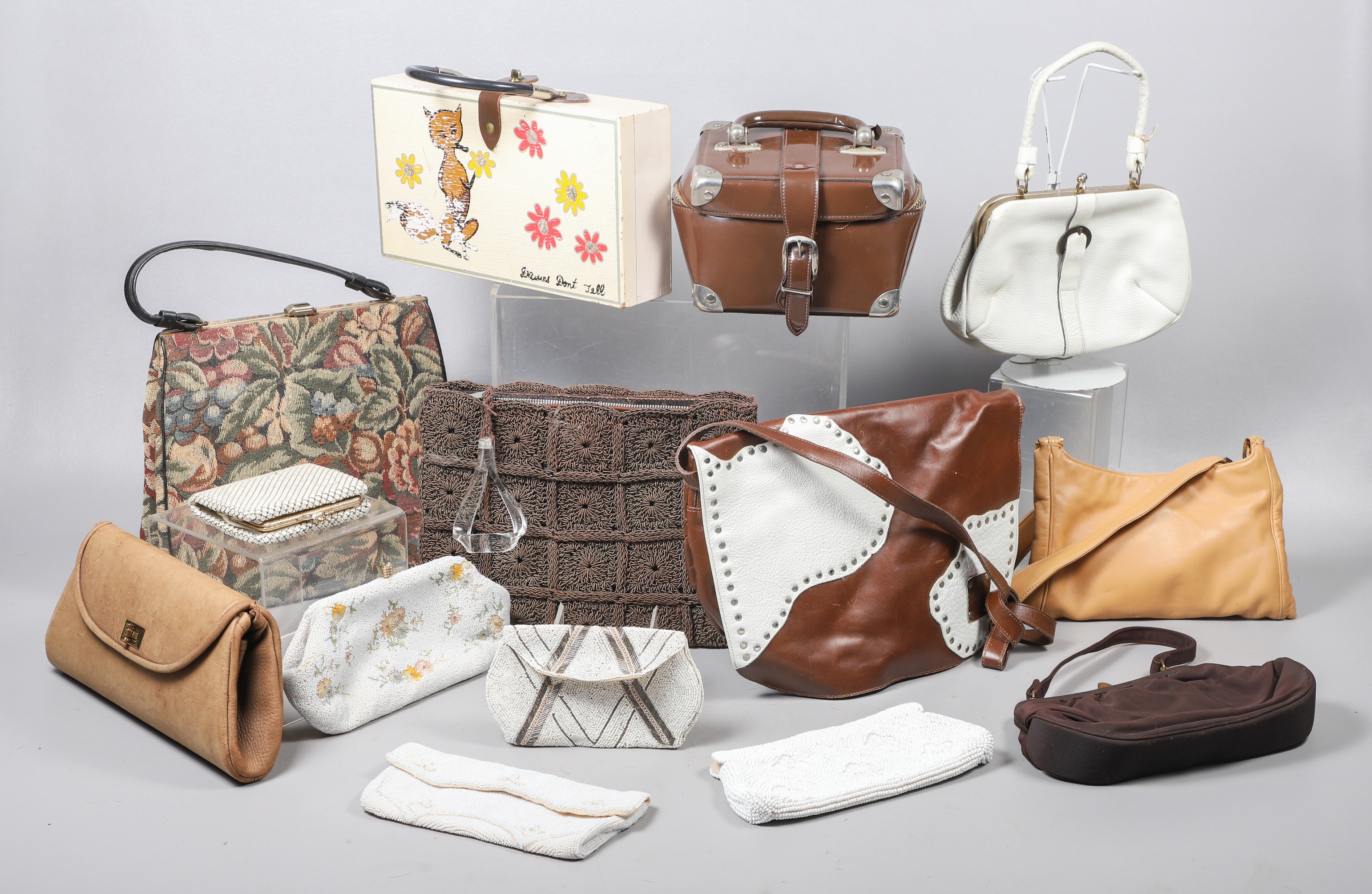 50's-70's Vintage purse grouping to