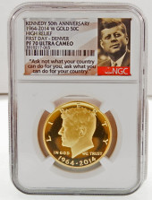 50TH ANNIVERSARY KENNEDY GOLD
