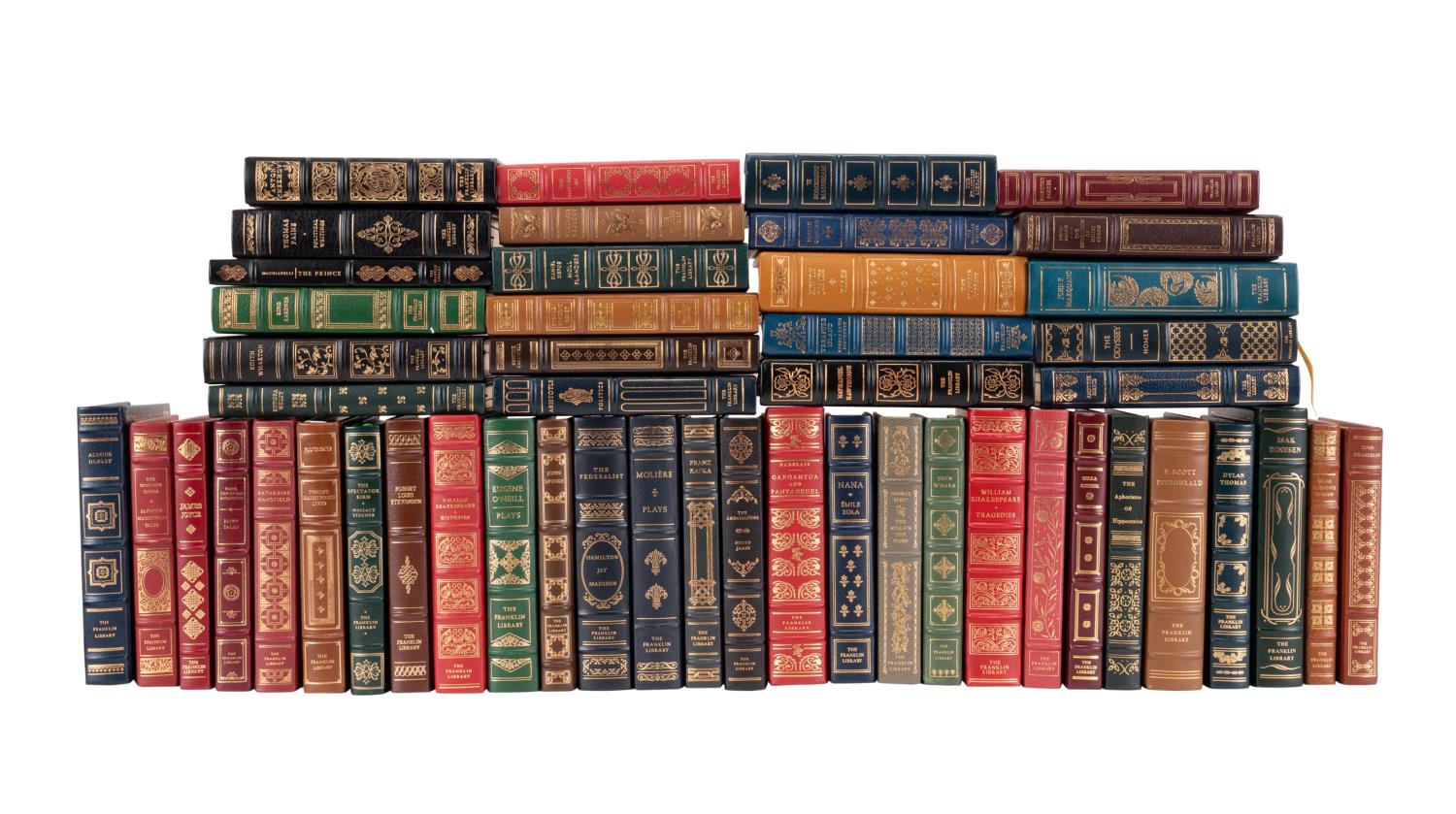 50VOL FRANKLIN LIBRARY FINELY BOUND