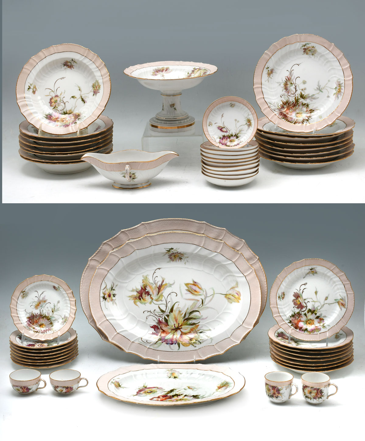 51 PC. BERLIN KPM PORCELAIN CHINA
