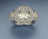 5.12 Asscher cut diamond engag