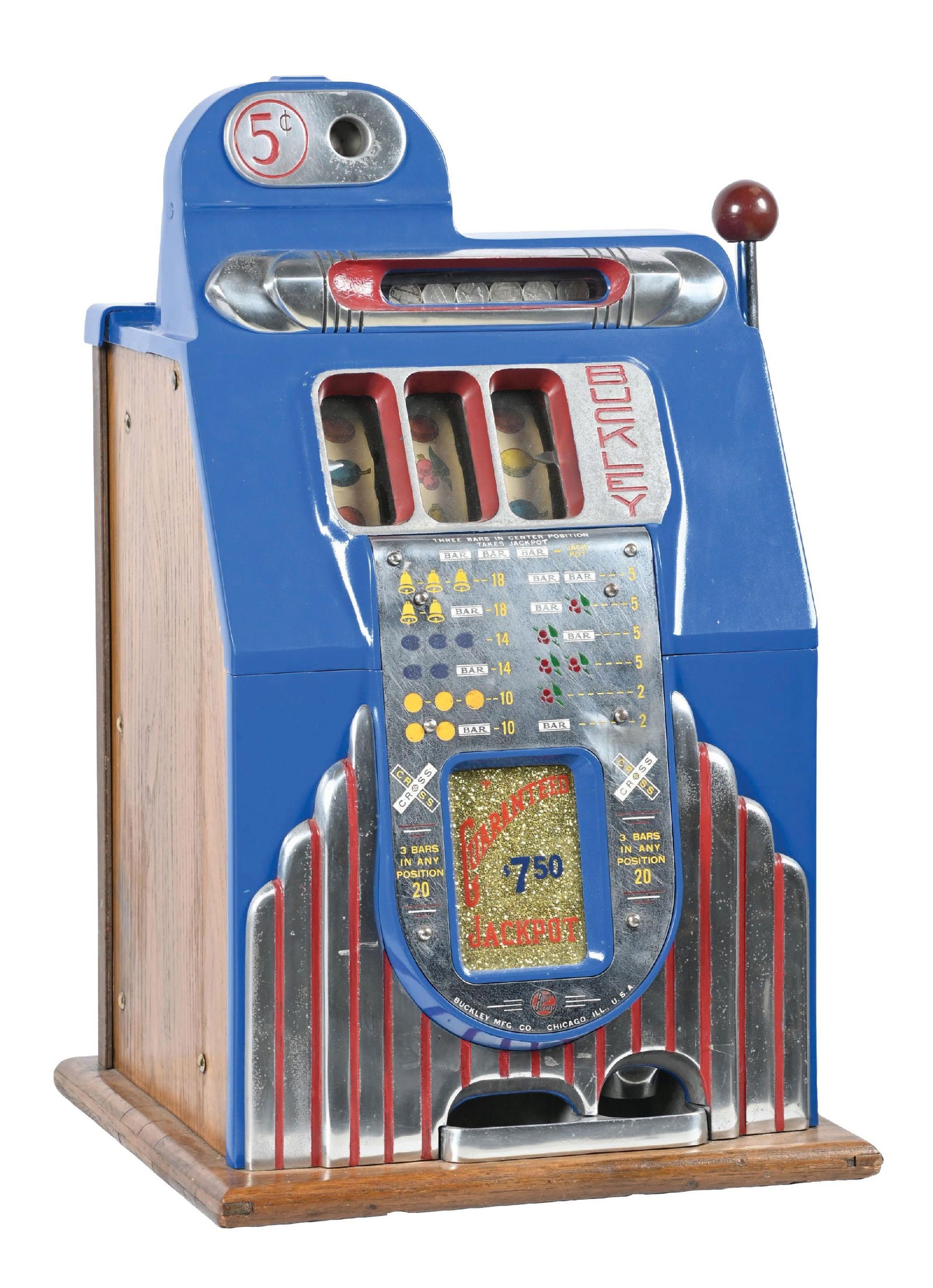 5&#162; BUCKLEY MFG. HALFTOP