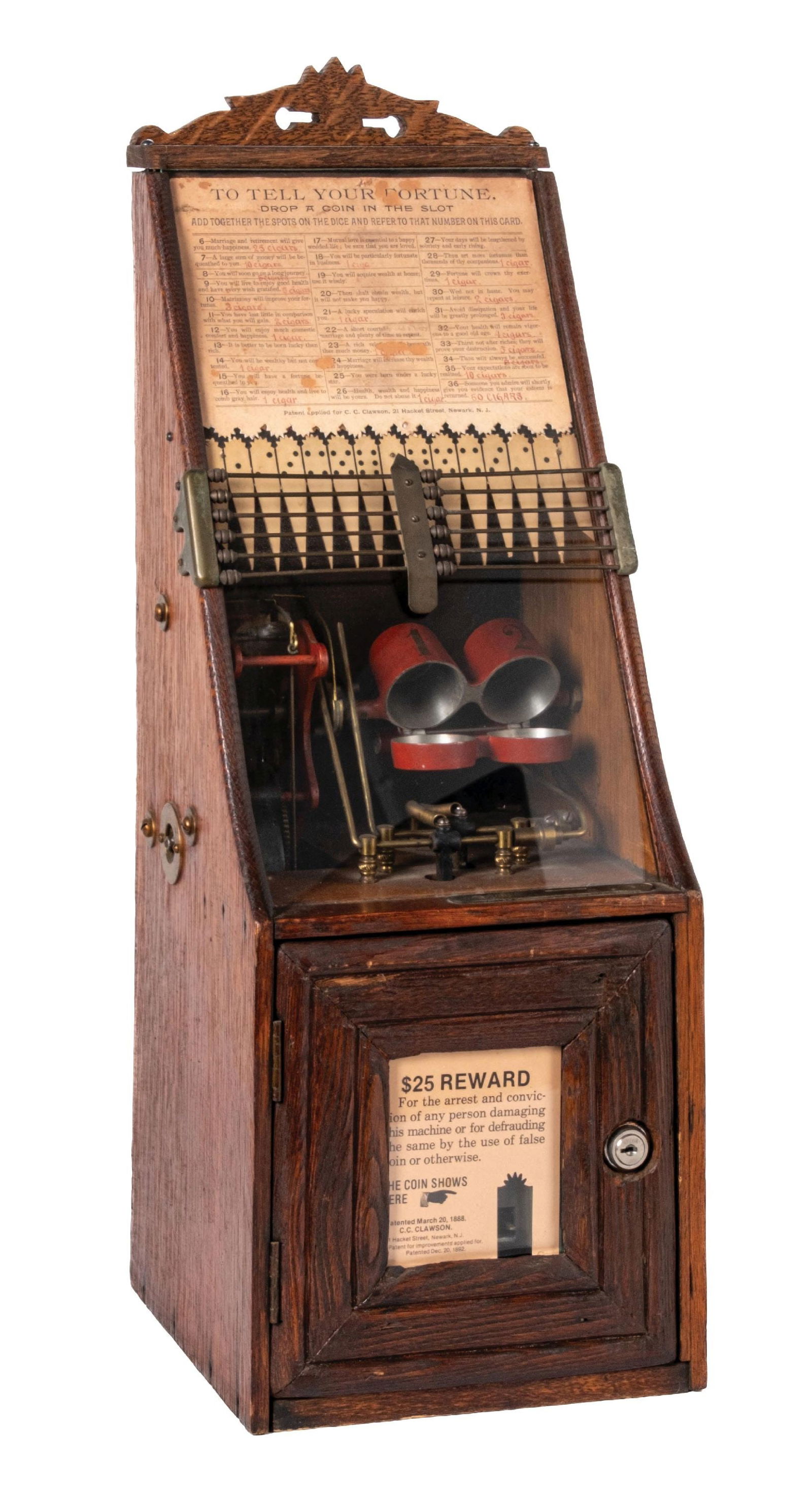 5&#162; CLAWSON AUTOMATIC DICE