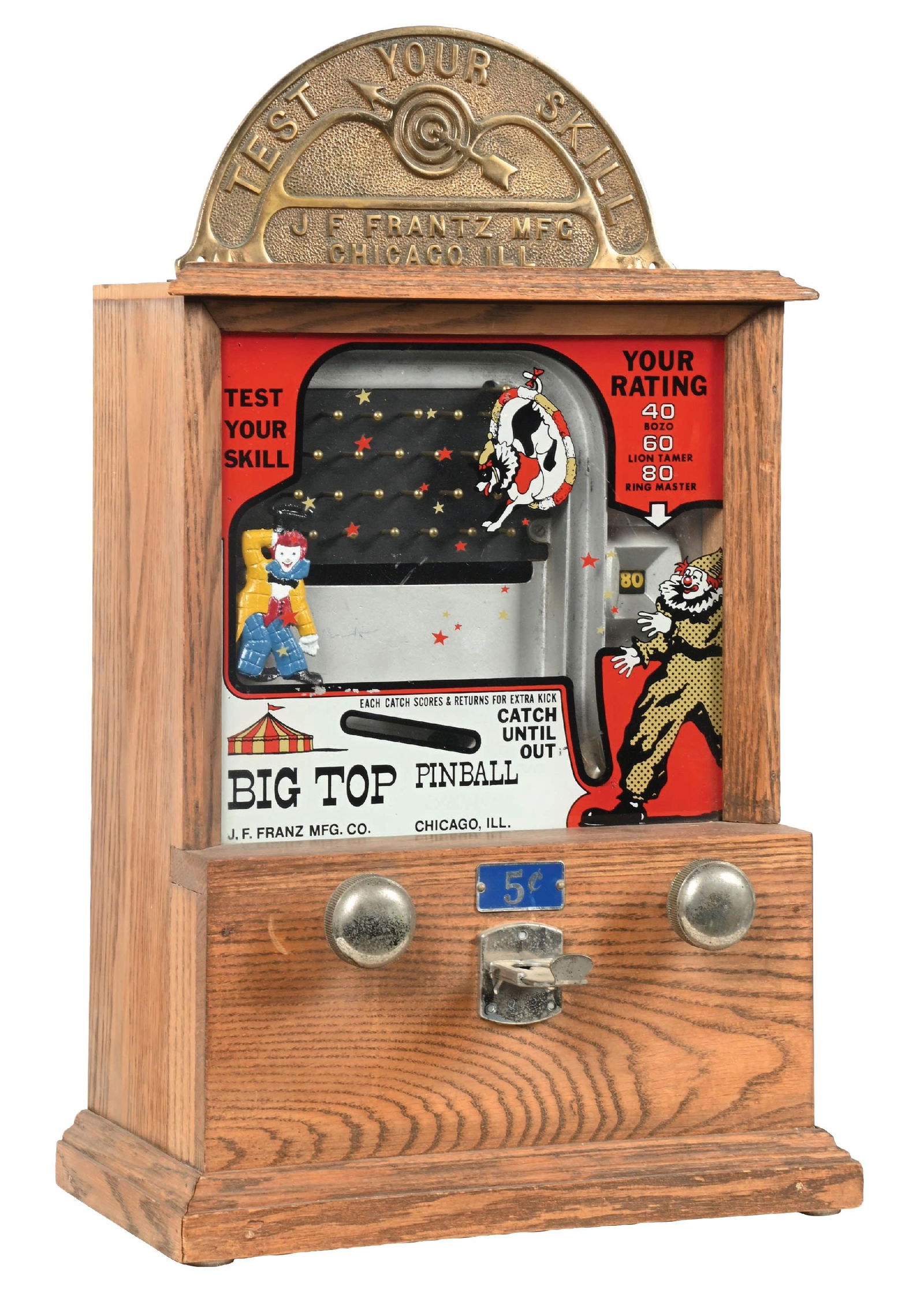 5&#162; J. F. FRANTZ MFG. BIG TOP